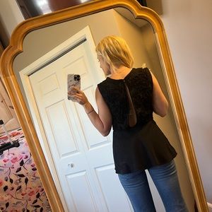 Zara Basic black blouse size M